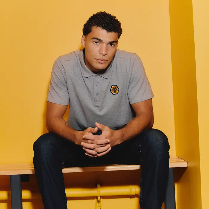 Wolverhampton Wanderers Store | Shop Official Essentials Polo – Charcoal Wolves Gear